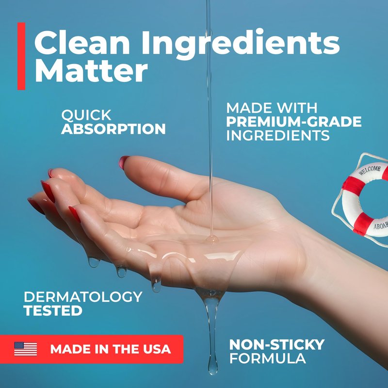 Swiss Navy Premium Water-Based Lubricant - 12 oz - Lubricating Gel for Men, Women & Couples - Toy Safe - Non-Staining Formula - Compatible with Latex & Condoms