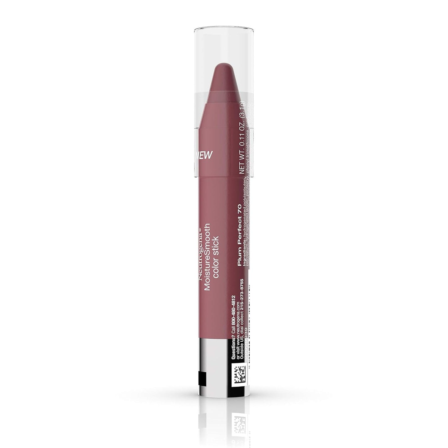 Moisturesmooth Color Lipstick - 70 Plum Perfect | Hydrating Formula, 0.011 Oz
