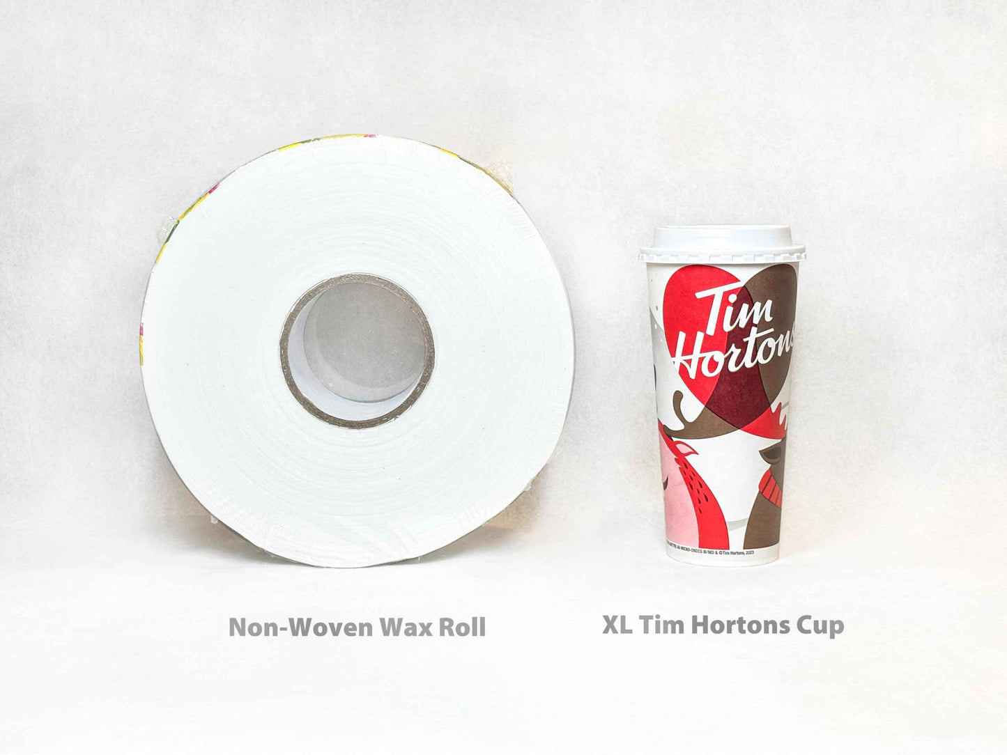 Present by BNP Non-woven Wax Roll 3'' x 100 Yards Waxing Specialists, Durable Strong Easy to Use Spa Home Depilatory Supply