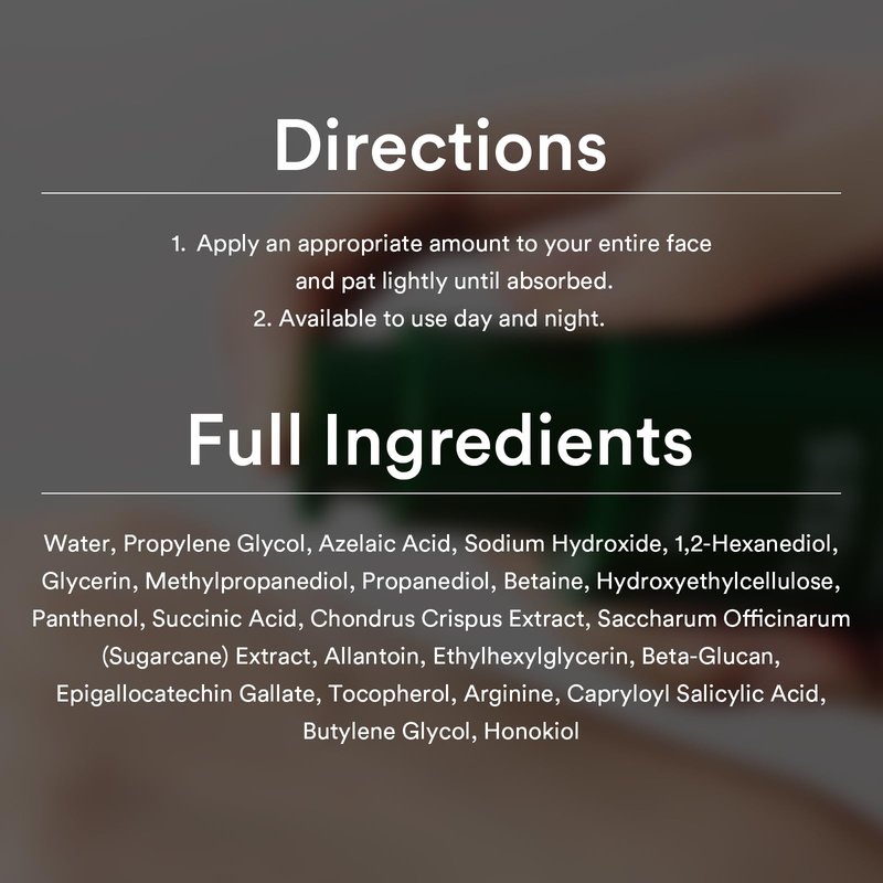 Abib Clear spot serum 7.325 pump with Seamoss Extract, Azelaic Acid, Succinic Acid, 1.01 fl oz, Lightweight, Calming, Soothing Serum for Blemish-Prone Skin, Acne Care, Visible Redness, Korean Skincare
