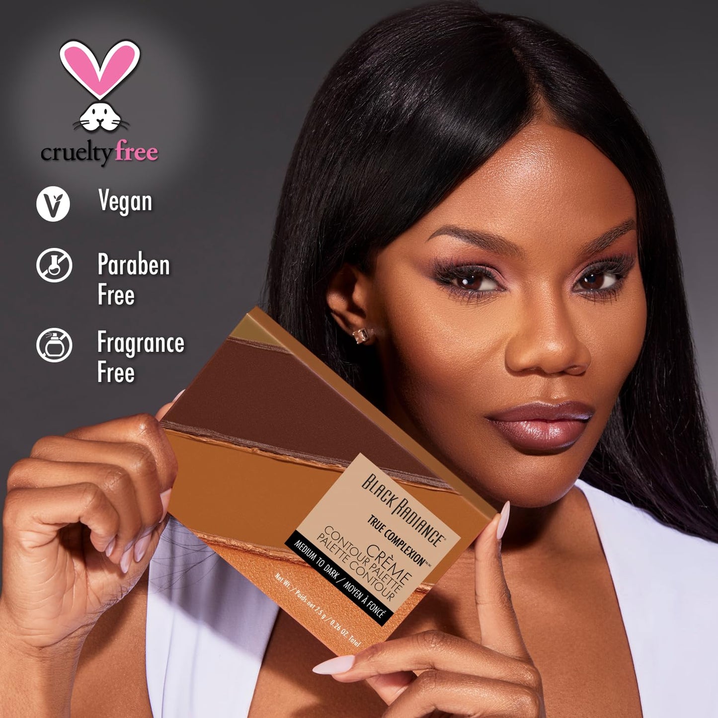 Black Radiance True Complexion Creme Contour Palette, Medium to Dark, 7.5 Gram