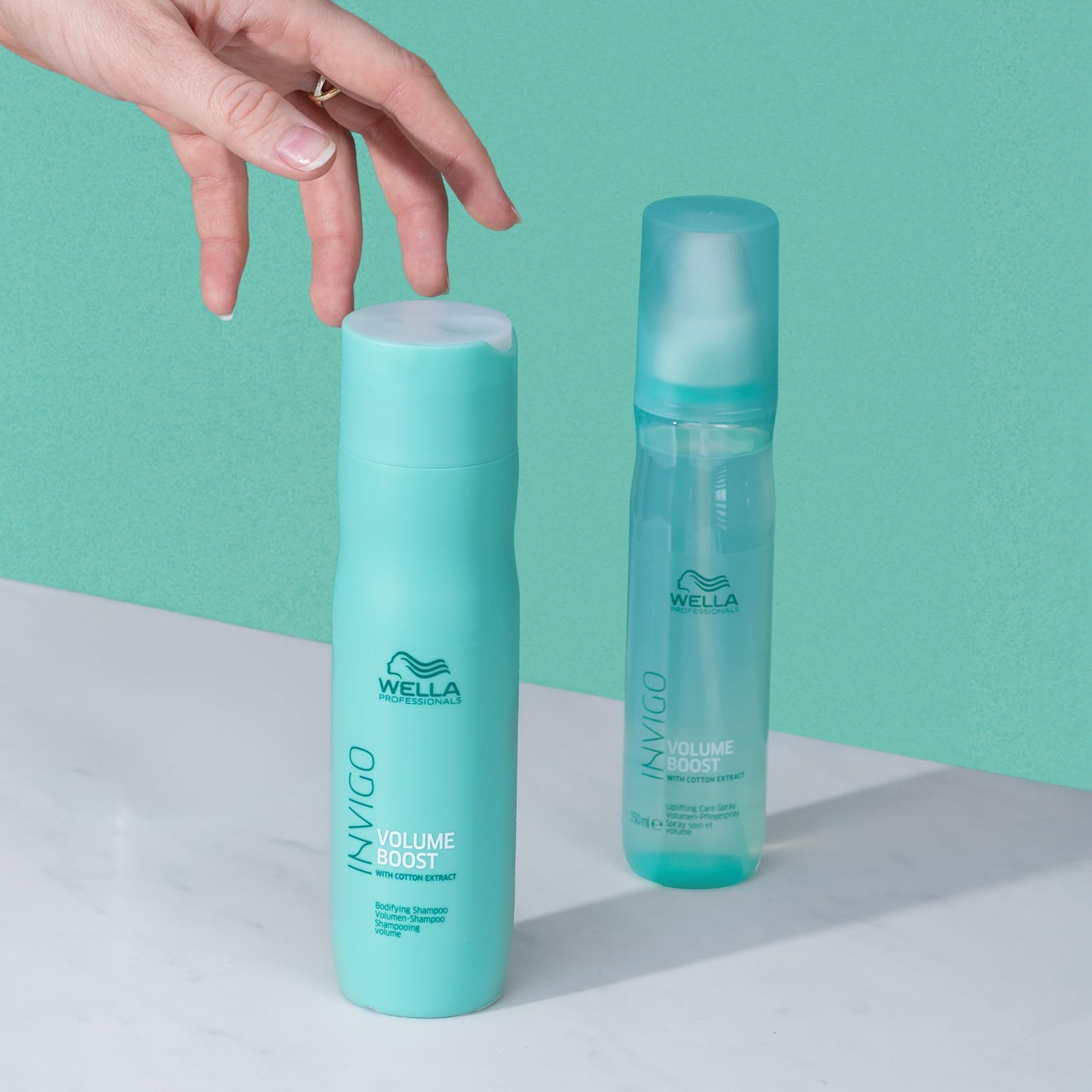 Wella Professionals Invigo Volume Boost Uplifting Care Mist | Added Volume for Fine Hair | Lightweight Care, Shine, Fullness & Light Control | 5.07 Fl Oz