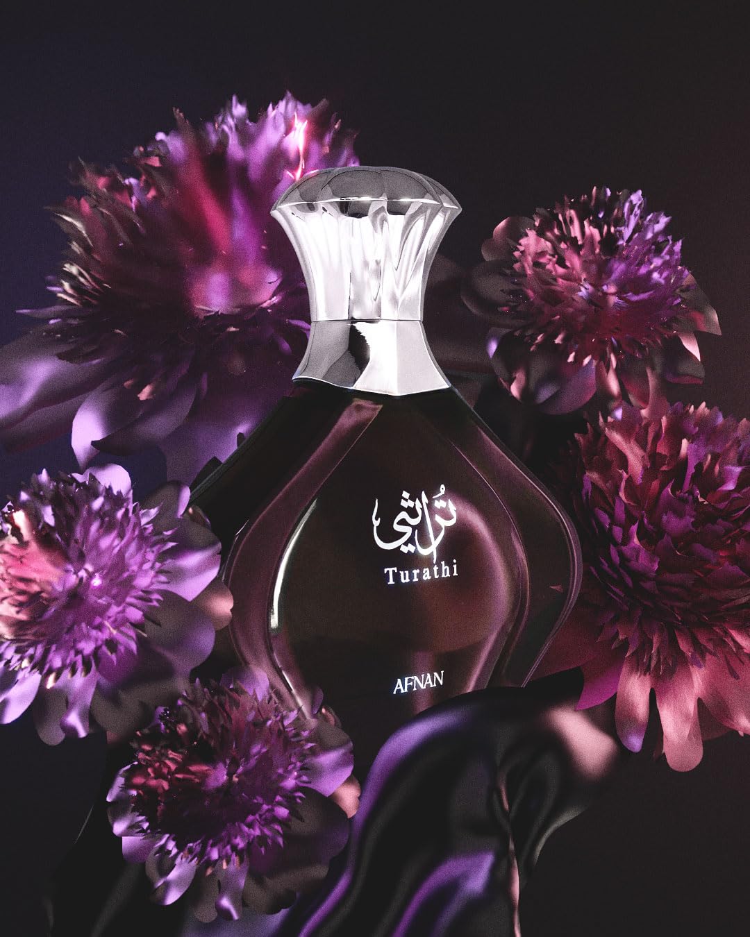 Afnan Turathi Purple Eau de Parfum for Women, 3.0 Fl. Oz