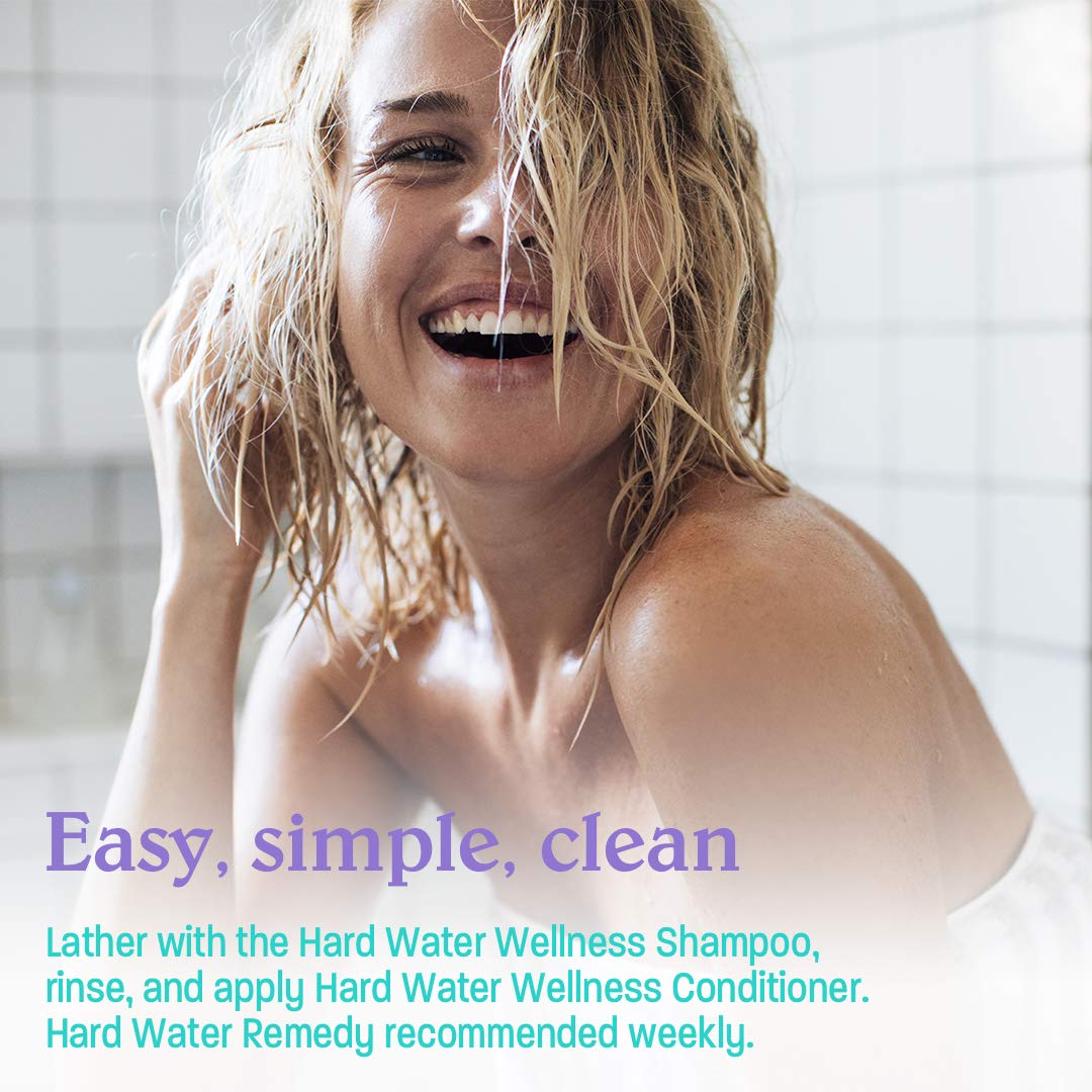 Malibu C Hard Water Wellness Shampoo - Hydrating, Sulfate-Free Formula for Mineral Buildup | 33.8 oz