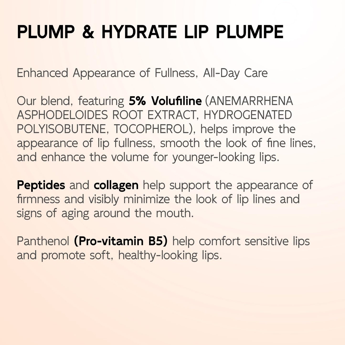YouthVibe 5% Volufiline Lip Serum & Gloss, Hydrating Lip Care with Shea Butter, Collagen, Peptide & PDRN - Fuller-Looking Lips Over Time, No Burning or Tingling, Non-Sticky Essence - Berry Blush