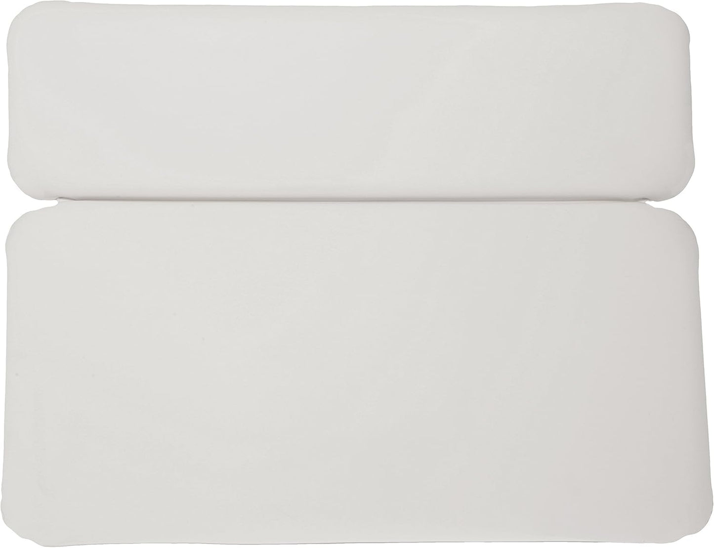 Luxury Neck Spa Bath Pillow - Large White Vinyl & Foam for Ultimate Relaxation
