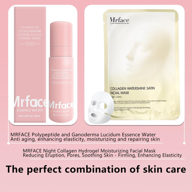 MRFACE Multi-Antioxidant Serum, Polypeptide & Ganoderma Lucidum, Anti Aging Serum for Face, Brighten, Skin Repair Moisturizer, 3.38 Fl Oz