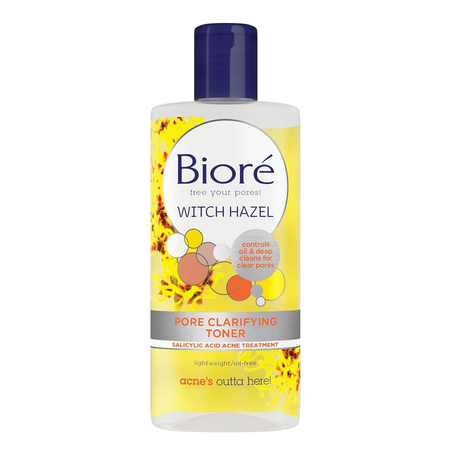 Biore Clear & Breathable Cooling Cleanser with Witch Hazel, Acne Treatment for Face, Face Scrub for Oily Skin, Salicylic Acid Cleanser, 6.77 Oz
