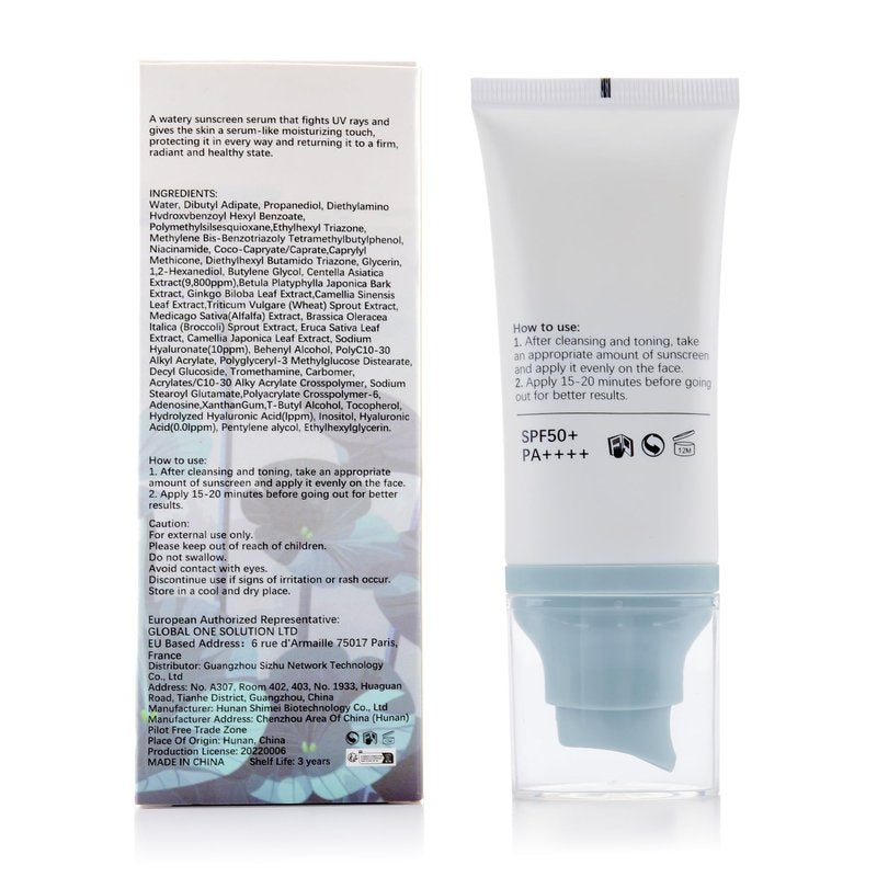 Korean Sunscreen for Face & Body – SPF 50+ Madagascar Centella Mineral Sunblock with Tinted Moisturizer, Hyaluronic Acid & Niacinamide, Lightweight & Hydrating Korean Skin Care, 50ml