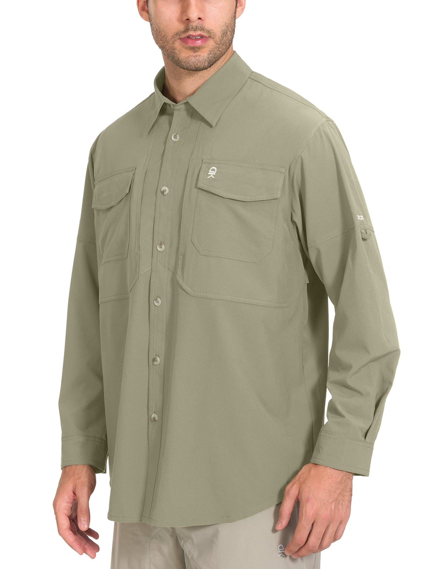 Little Donkey Andy Men's Hiking Stretch Quick Dry Shirt for Travel Sage Size XL