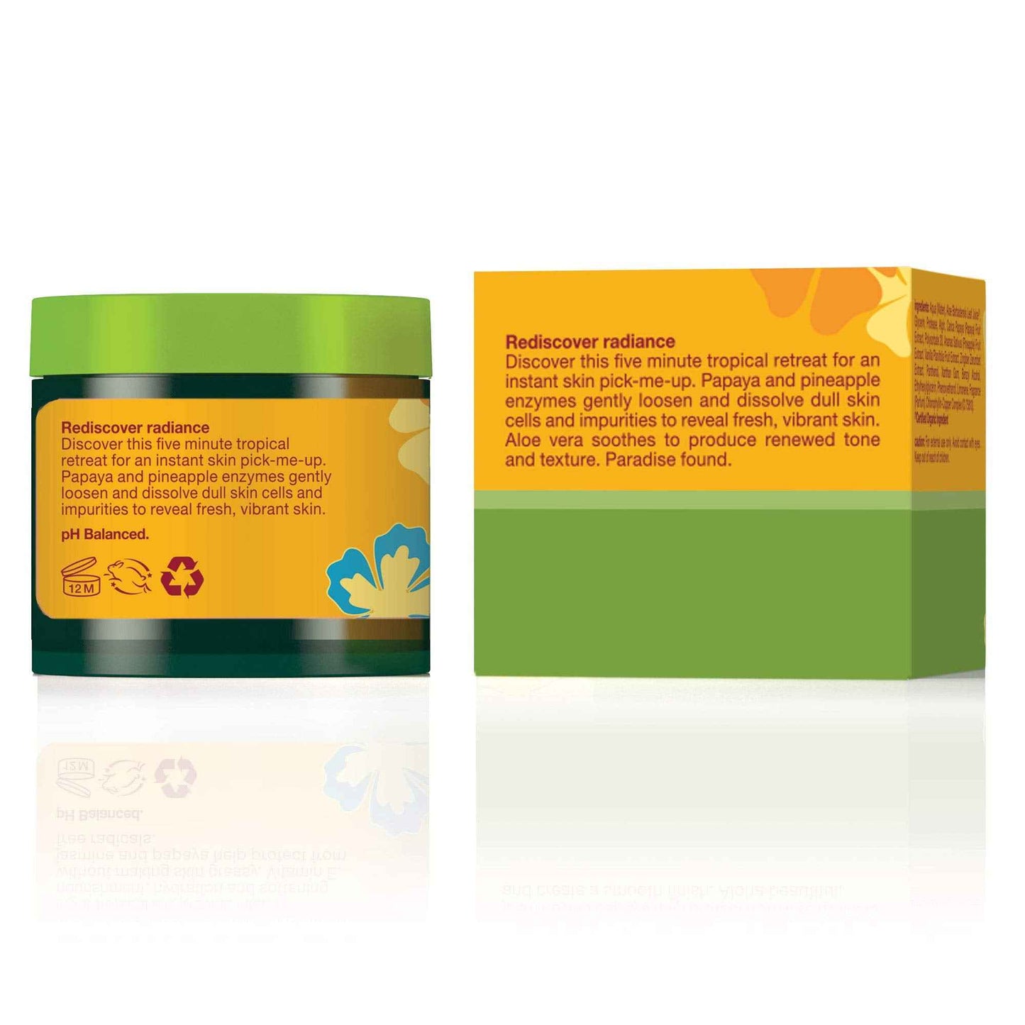 Alba Botanica - 151784 Facial Mask, Papaya Enzyme 3 oz