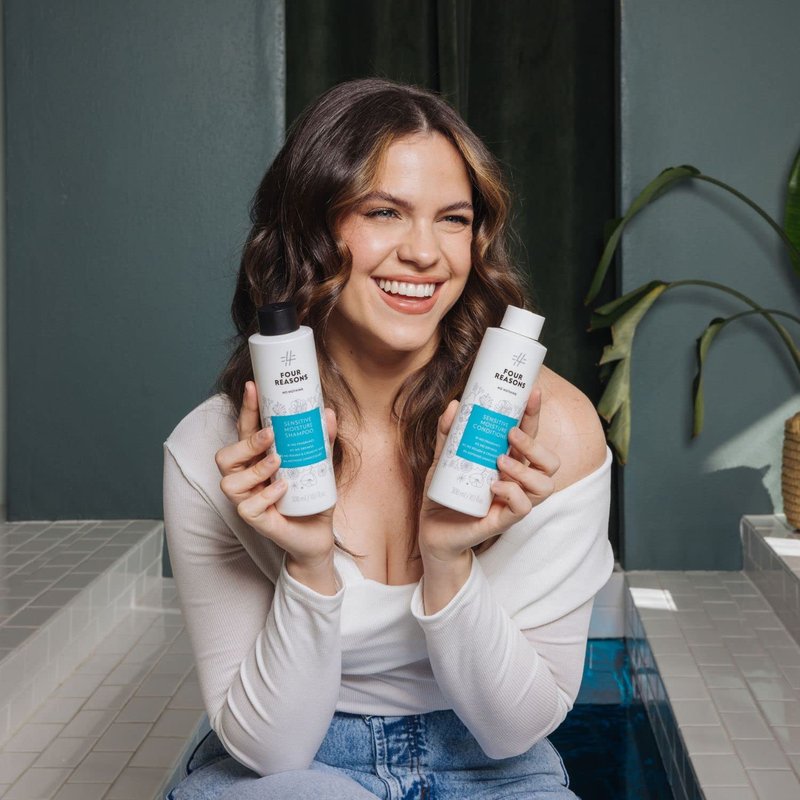 Moisture Conditioner for Dry Hair | Hypoallergenic & Fragrance-Free, 10.15 oz - Vegan Care for Sensitive Scalp