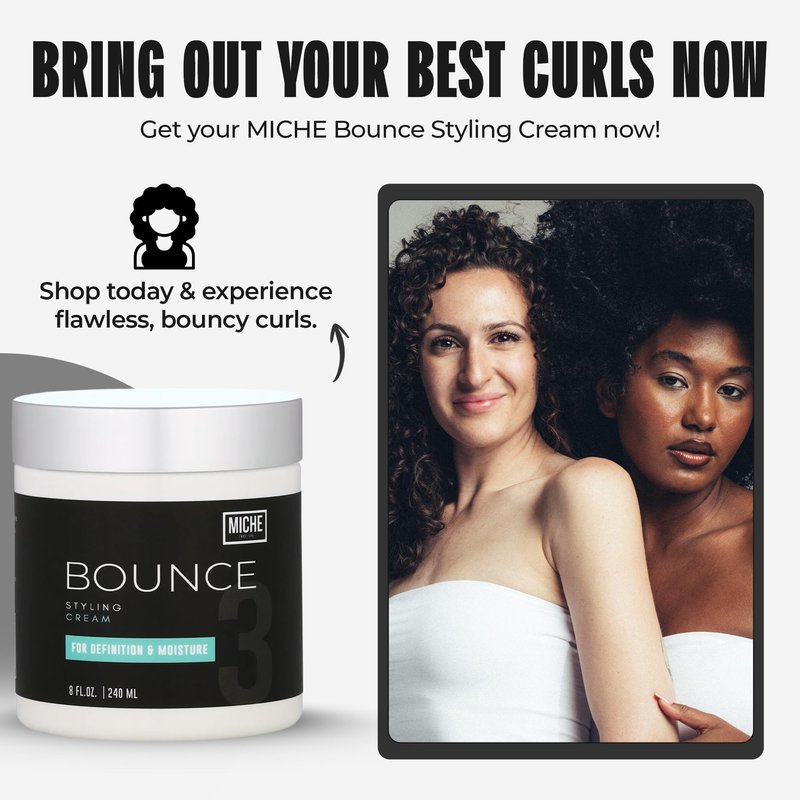 Miche Bounce Styling Cream, Definition and Moisture, 8 fl oz
