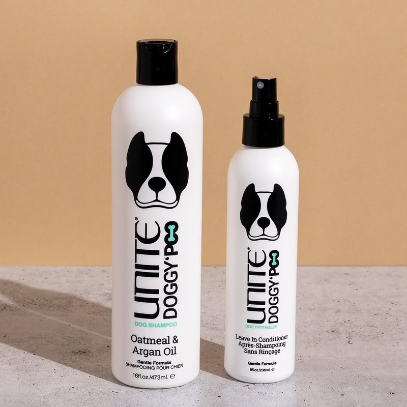 Unite Hair - Doggy 'Poo Shampoo - Hydrating Shampoo that Soothes Skin and Adds Shine to Your Dog’s Coat - Ideal for All Dog Types, 16 Fl Oz