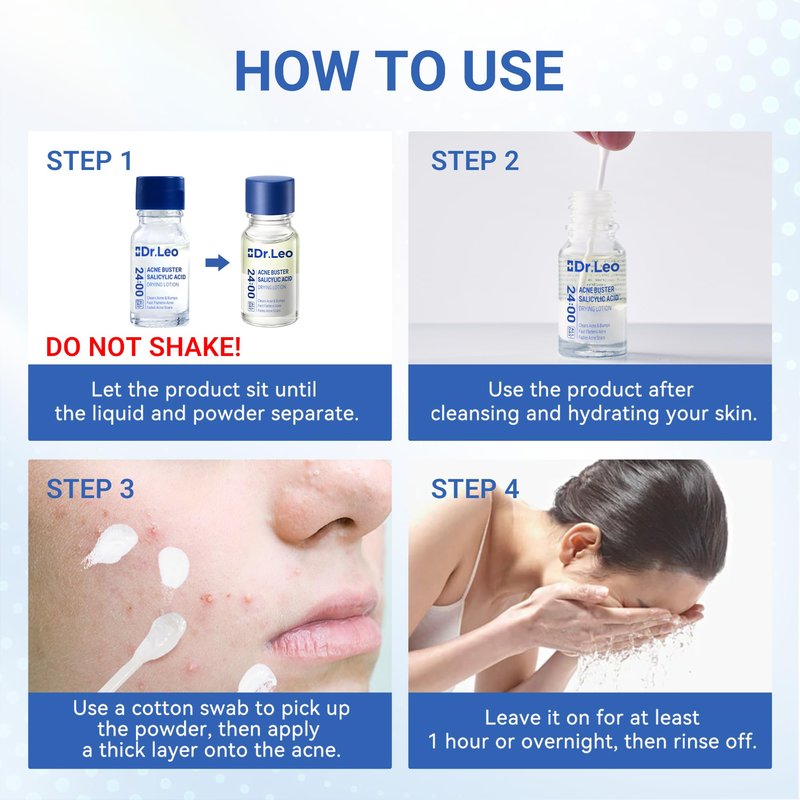 Salicylic Acid Acne Treatment Drying Lotion