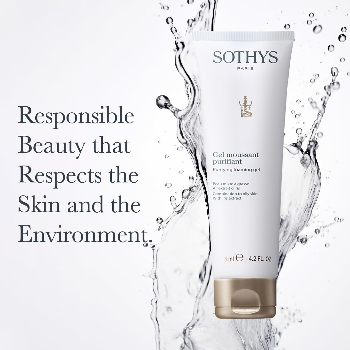 SOTHYS Purifying Foaming Gel | Gentle Face Cleanser for Oily or Combination Skin