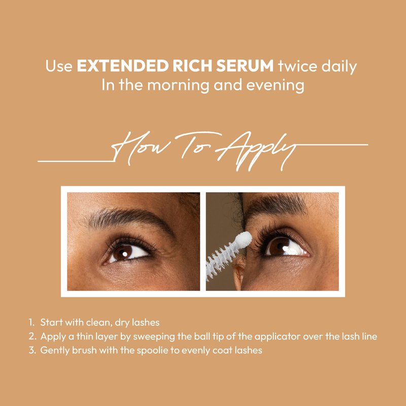 i•ENVY Extended Intensive Eyelash Serum, Rich Formula for Thicker & Fuller Lashes, Lash Enhancement Infused with Capixyl & Lakesis for Optimal Improvement