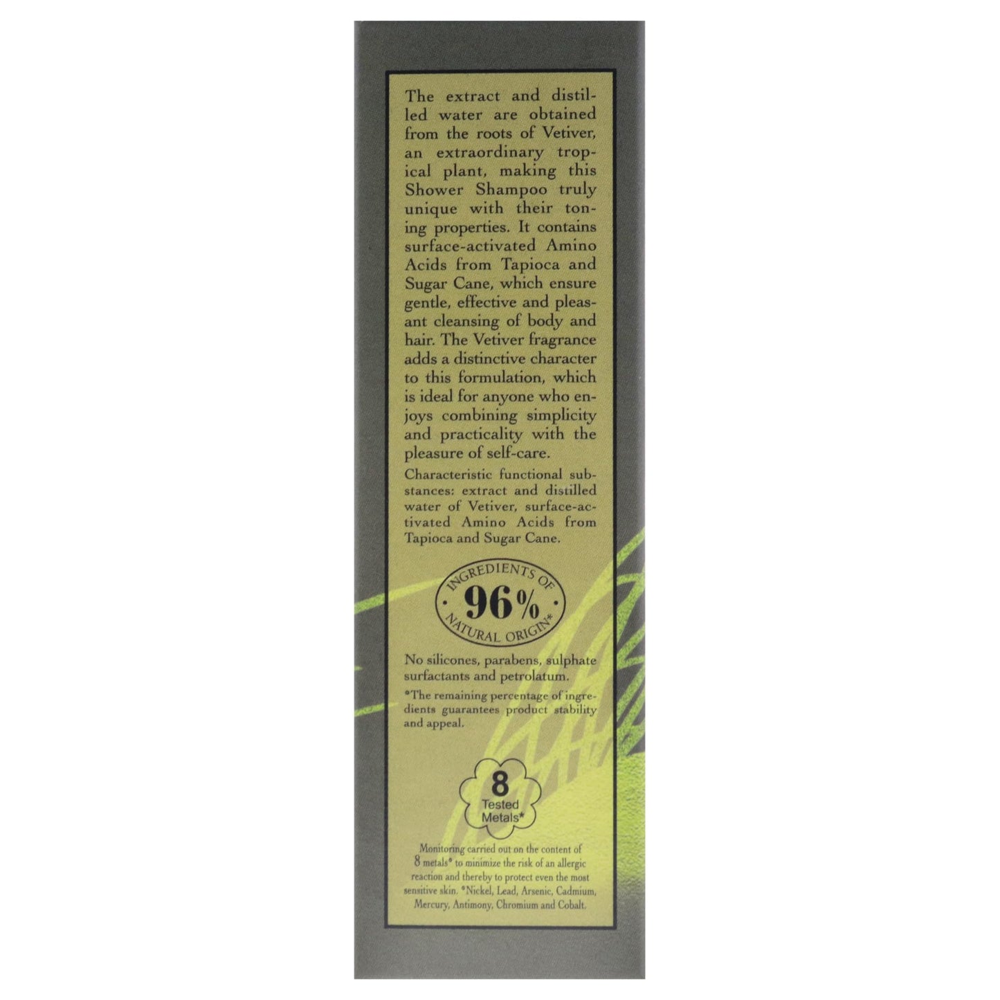 LErbolario Shower Gel - Vetiver for Unisex - 8.4 oz Shower Gel
