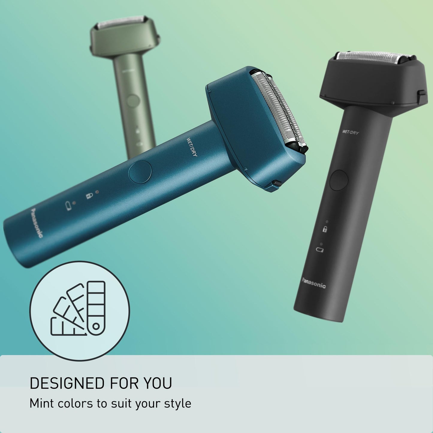 Panasonic Electric Razor for Men, Wet Dry Shaver with 3-Blade Cutting System, Ergonomic Handle and USB-C Charging- ES-RM3B-G