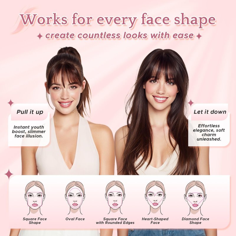 SEGO SEGOHAIR Hair Toppers for Women Real Human Hair with Bangs 360°Cover 3D Clips 2.76"x4.33" Breathable Lace Base 11 Inches Lightweight Hairpieces Wispy Bangs Dark Brown