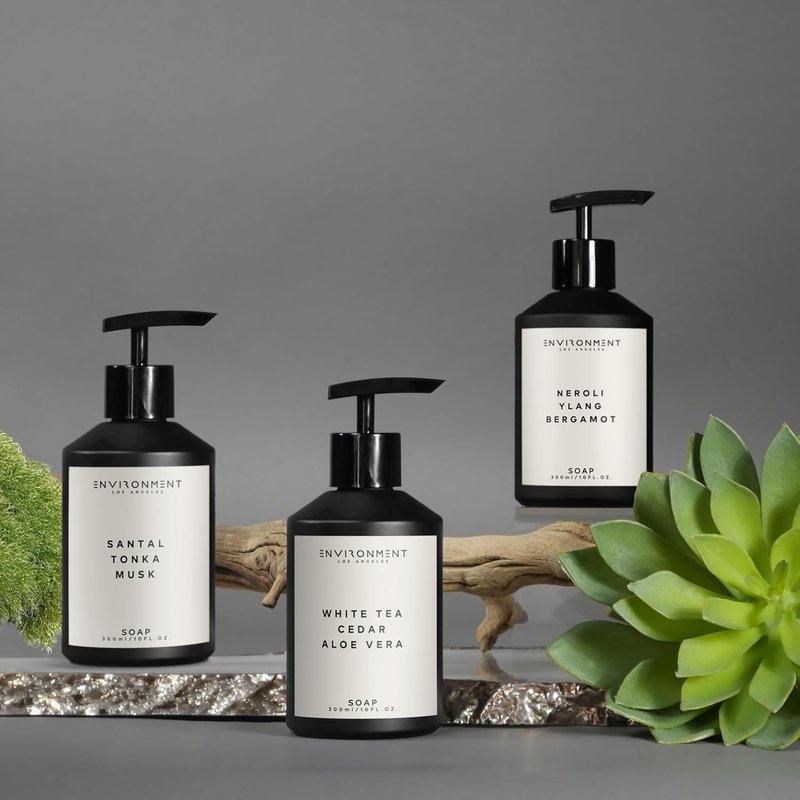 Luxury Liquid Hand Soap - 300ml Vegan & Cruelty-Free | Marine, Bergamot & Jasmine Scents for Kitchen & Bathroom