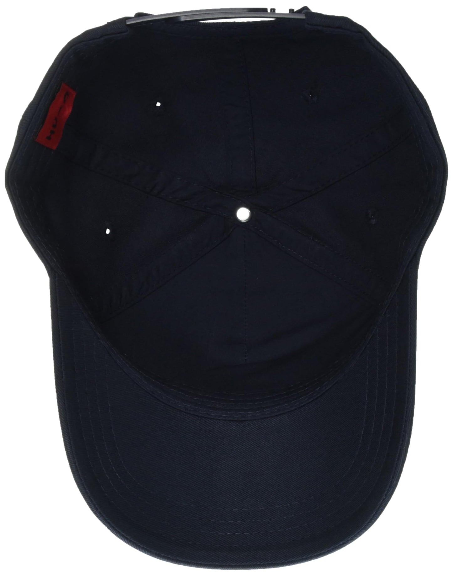 HUGO Big Logo Cotton Baseball Hat Navy