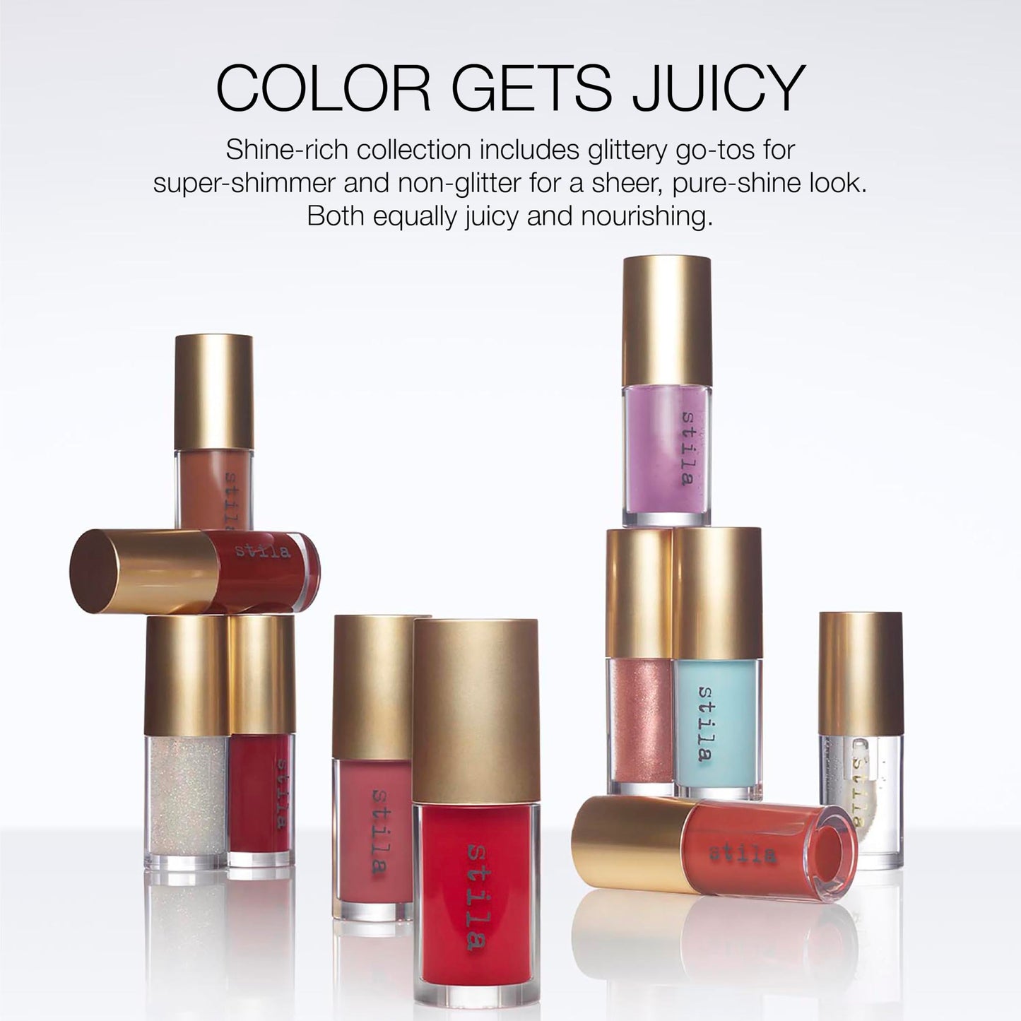stila Heaven's Dew Gel Lip Oil Hydrating Gloss-Oil Hybrid with Jojoba, Hyaluronic Acid & Antioxidants High-Shine, Non-Sticky Nourishing Finish with Large Applicator