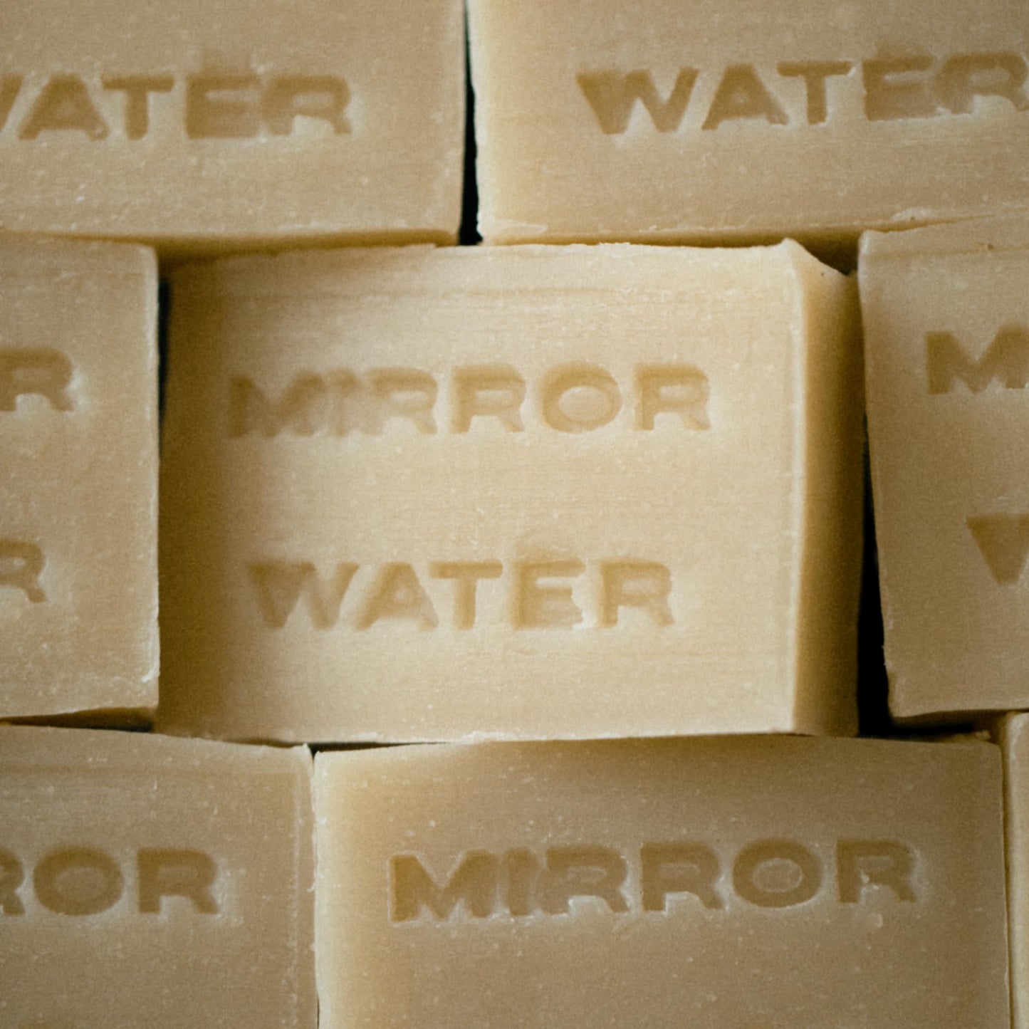 MIRROR WATER - Butter Brick Face + Body Cleanser | Gentle, Moisturizing + Sensitive Skin Safe | Vitamin A, Shea Butter + Coconut Oil | Vegan, Cruelty-Free | Sulfate + Phthalate + Paraben Free (95 g)