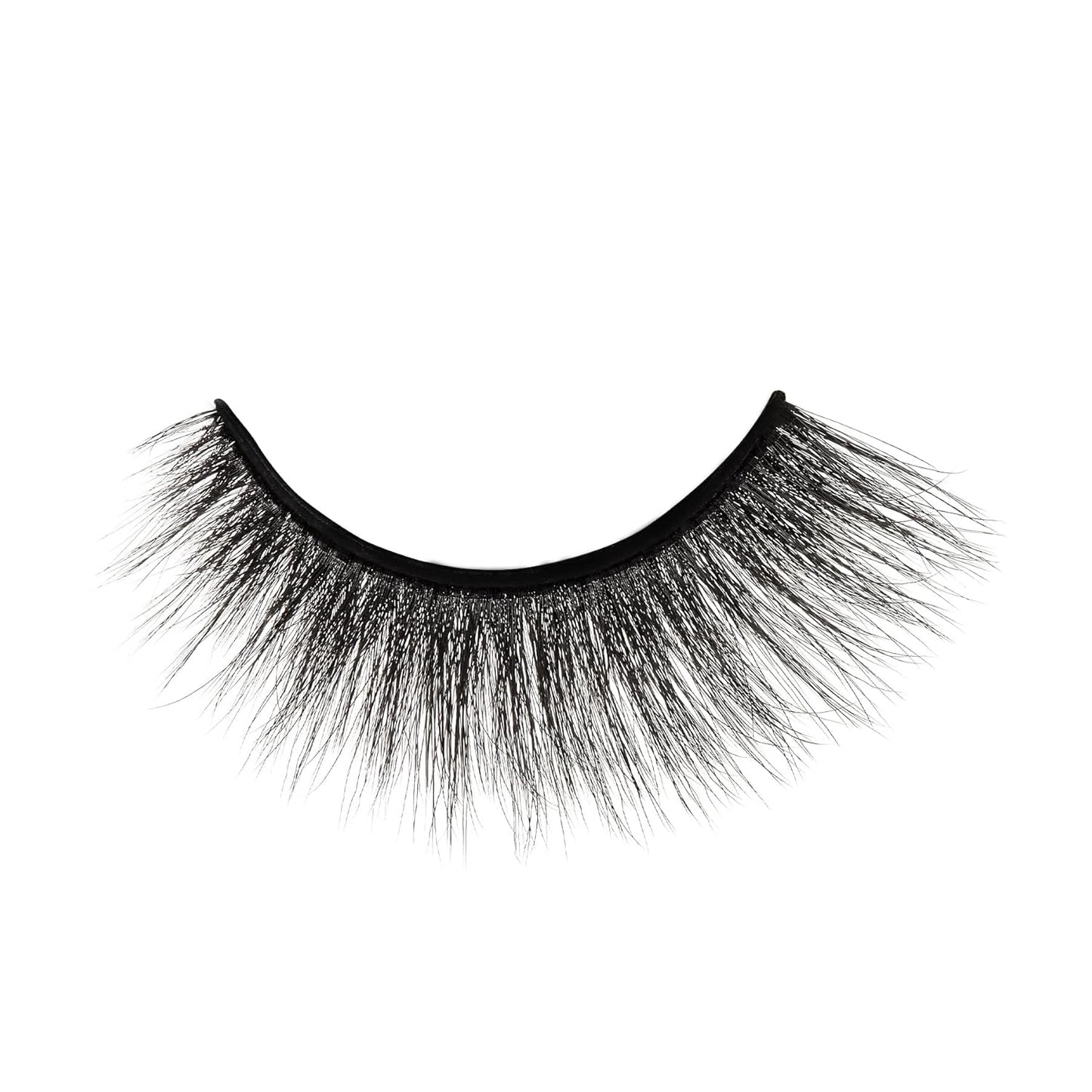 KISS Lash Couture Faux Mink 3D Matte, False Eyelashes, 'Matte Velvet', 16 mm, Includes 1 Pair Of Lash, Easy to Apply, Reusable Strip Lashes