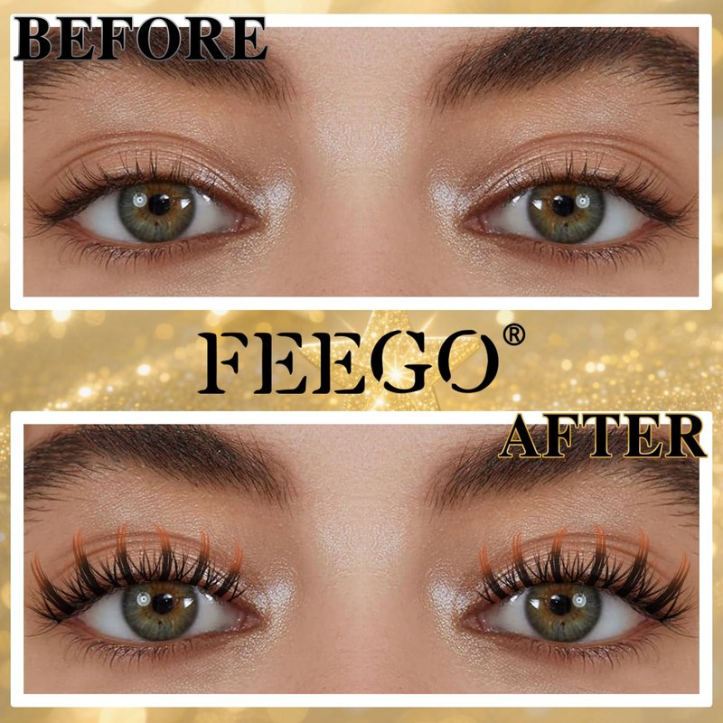 Gradient Color Cloud 100pcs False Eyelashes | 5 Stunning Gradient Styles with Adhesive & Tweezers
