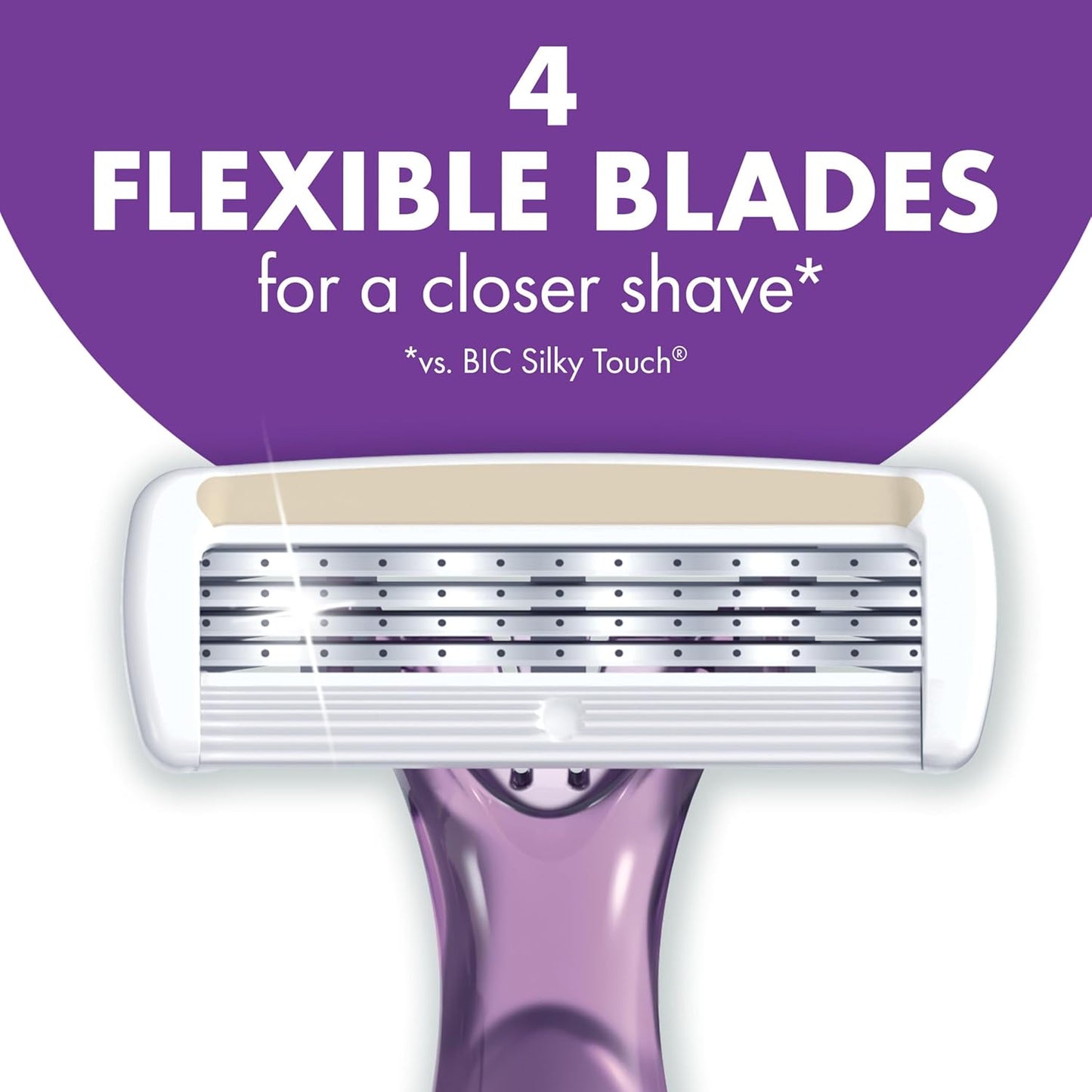 BIC Soleil Escape Women Disposable Razors 4 Blades for a Citrus Scented Razors for Women