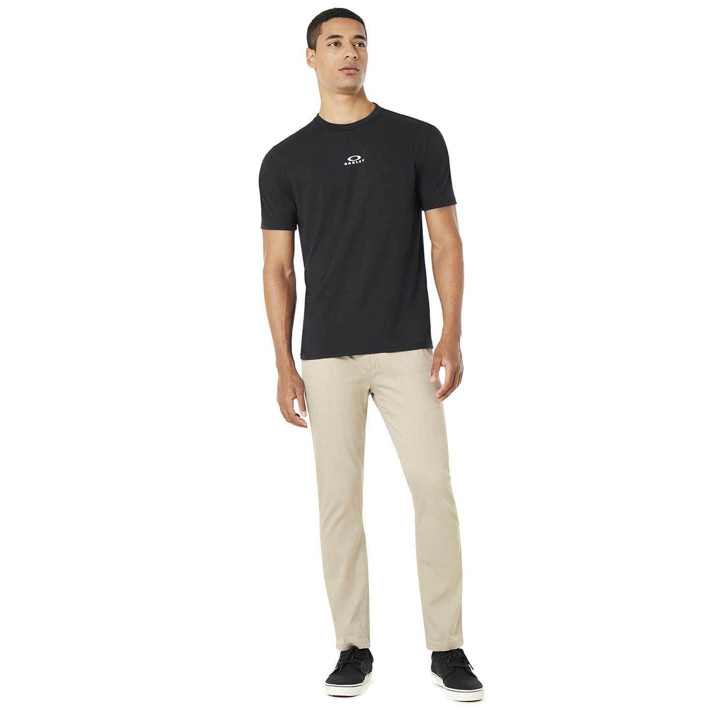 Oakley mens Bark New Shirt, Blackout, Small US