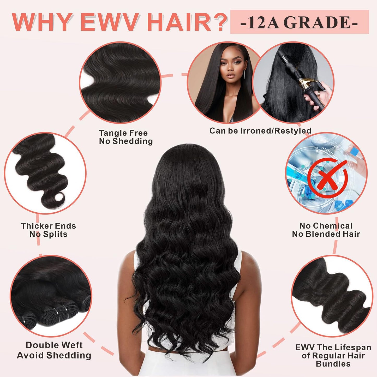 Real HD Lace Closure - Body Wave Human Hair, Invisible Swiss Lace, 14 Inch Natural Hairline