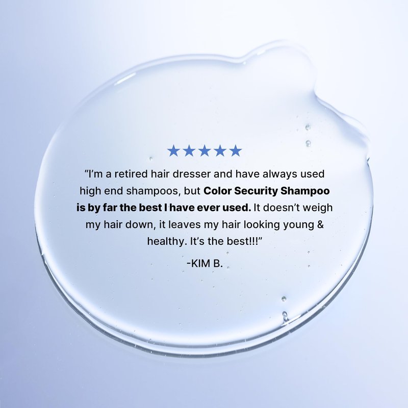 COLOR WOW Color Security Shampoo, Sulfate-Free Residue-Free Shampoo for Healthy-Looking Hair and Scalp