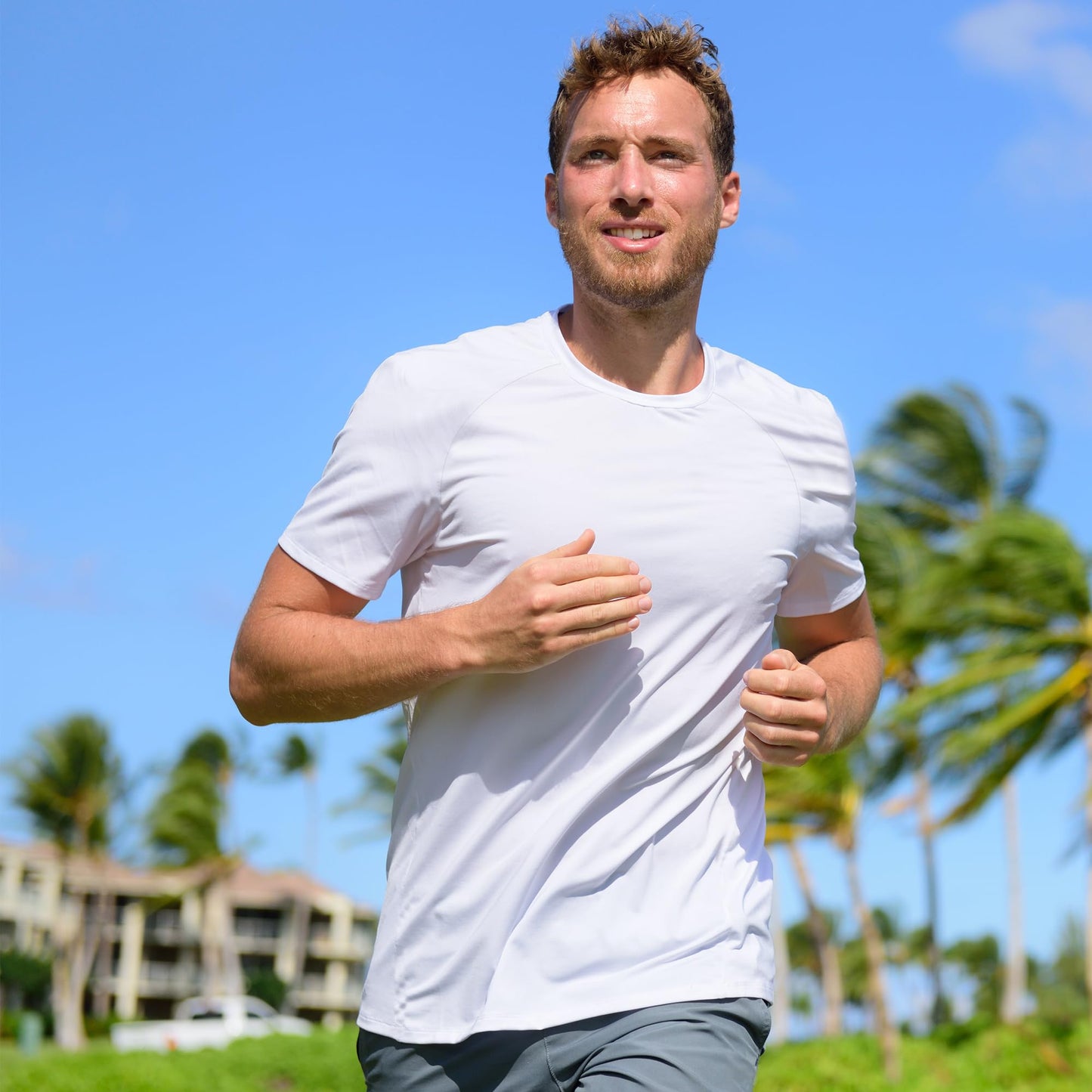 CE' CERDR Mens Workout Shirts Quick Dry Performance Short Sleeve Athletic Shirt