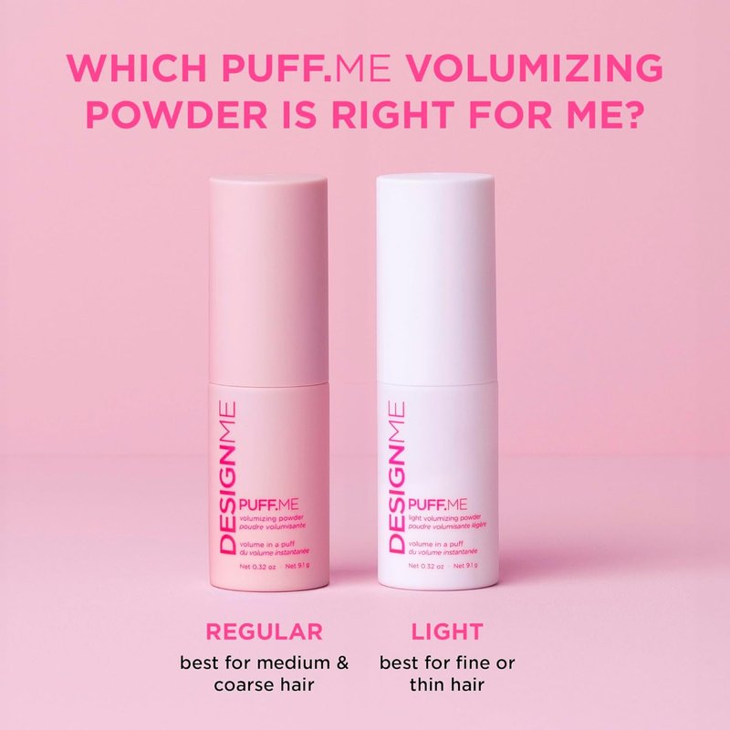 Volumizing Hair Powder - Puff.ME Root Lifter for All Hair Types | Talc-Free Texture Powder (0.32 Oz)