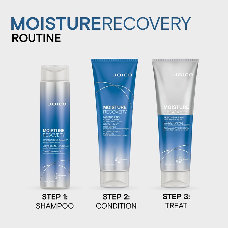 Moisture Recovery Treatment Balm | For Thick, Coarse, Dry Hair | Restore Moisture, Smoothness, Strength, & Elasticity | Reduce Breakage & Frizz | With Jojoba Oil & Shea Butter | 8.5 Fl Oz (Pack of 2)