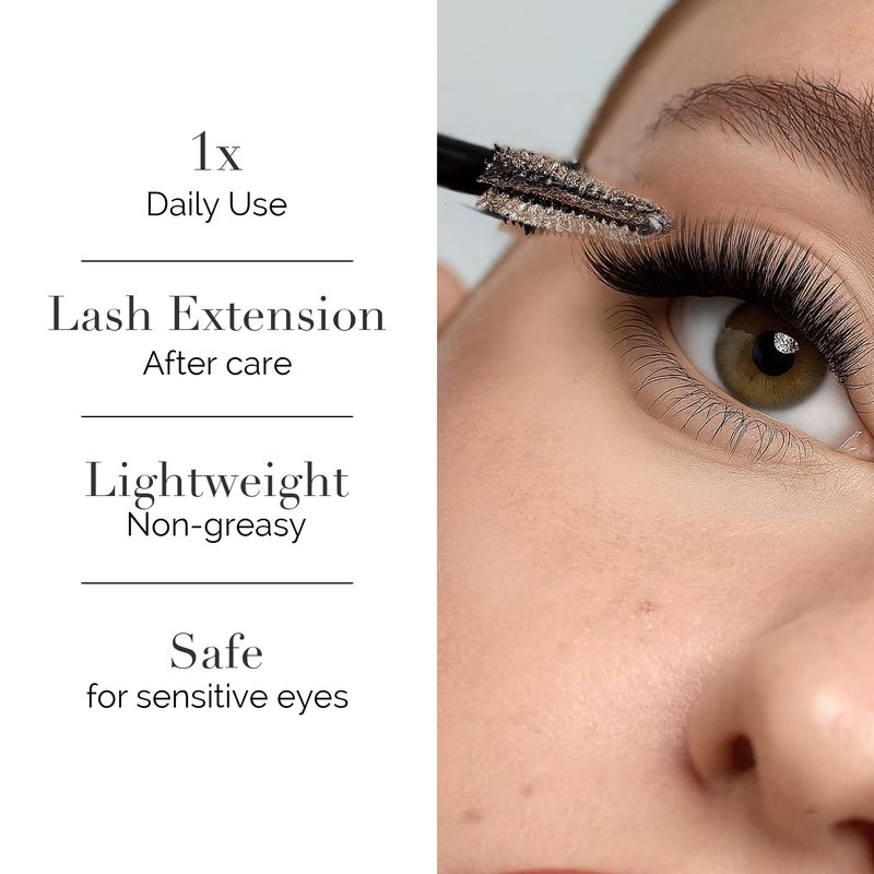 Dlux Professional Lash Sealant for Eyelash Extensions - Lash Sealer For Cluster Lashes DIY Lash Extension Coating Long Lasting 2 Weeks Lash Seal, Lash Tech Gifts for Women