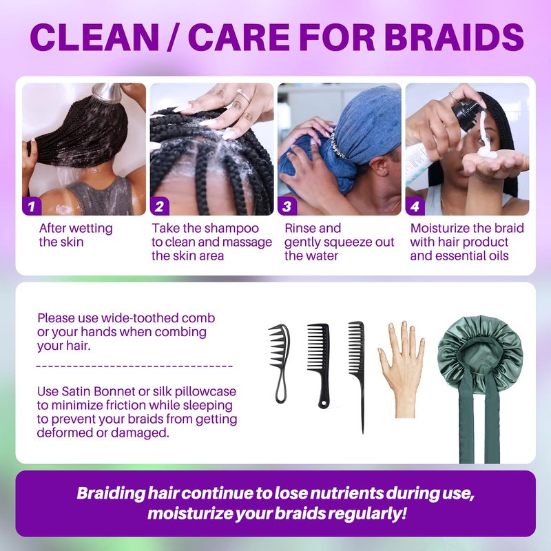 Human Braiding Hair for Boho Braids, Deep Wave Bulk Boho Braids Human Hair for Knotless Curly Bohemian Water Wave Boho Hair for Braiding 110g 16 Inch Natural Color (3 No Weft Bundles/Pack)