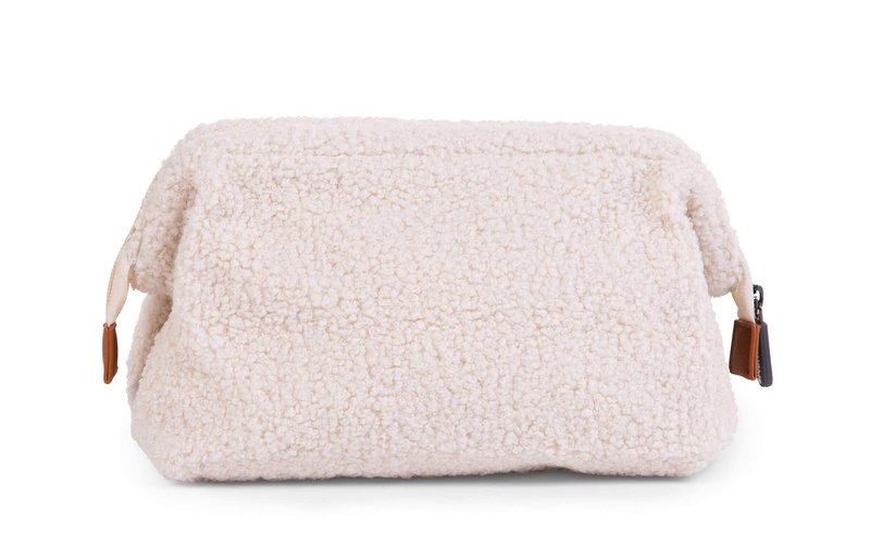Childhome Baby Necessities Toiletry Bag, Baby Zipper Travel Toiletry Bag, Makeup Travel Pouch, Baby Essentials Must Haves, Teddy Off White