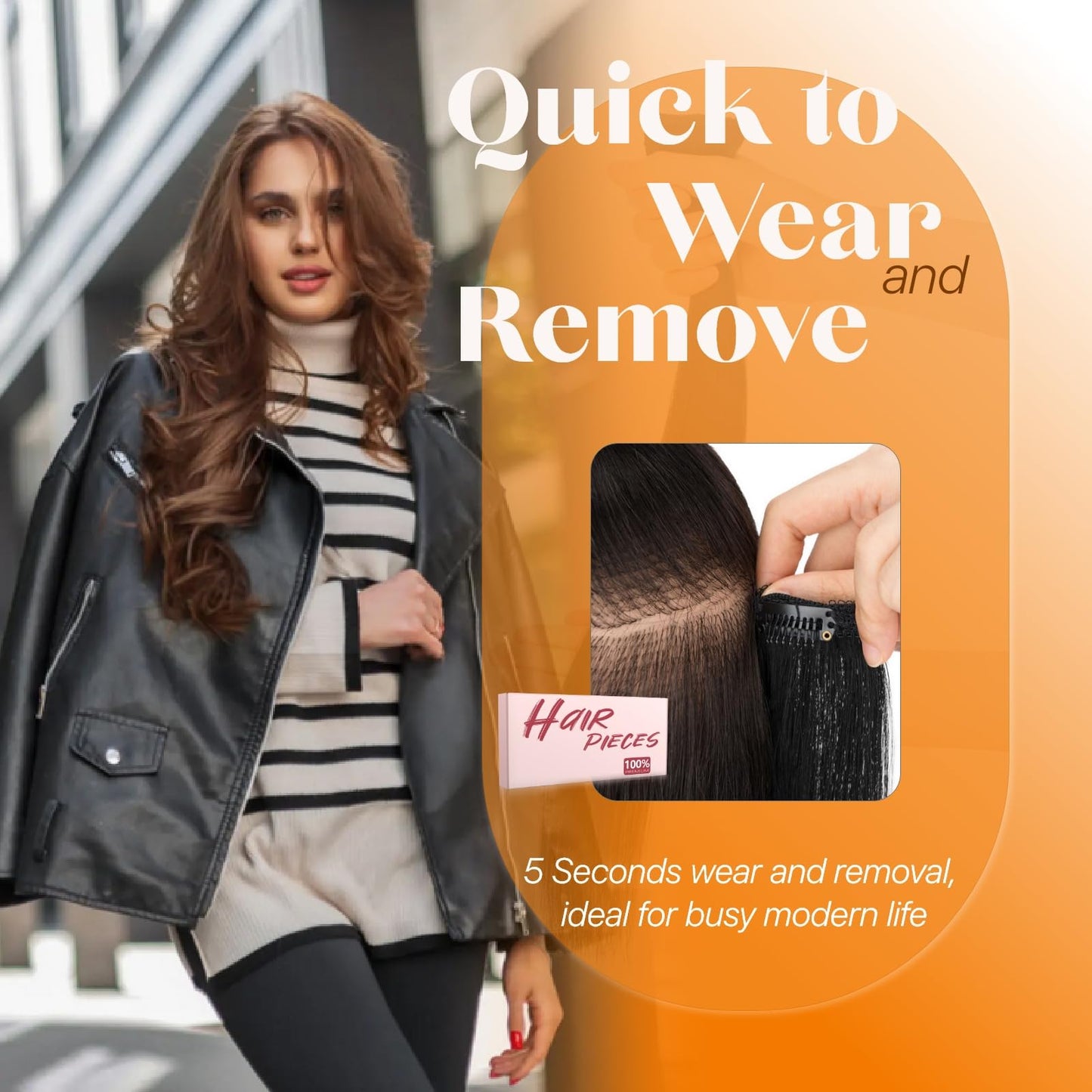 TESSHAIR 6PCS Clip in Hair Extensions Real Human Hair Short Clip in Extensions for Women Short Straight Hairpieces to Add Volume and Highlights 12 Inch Natural Black