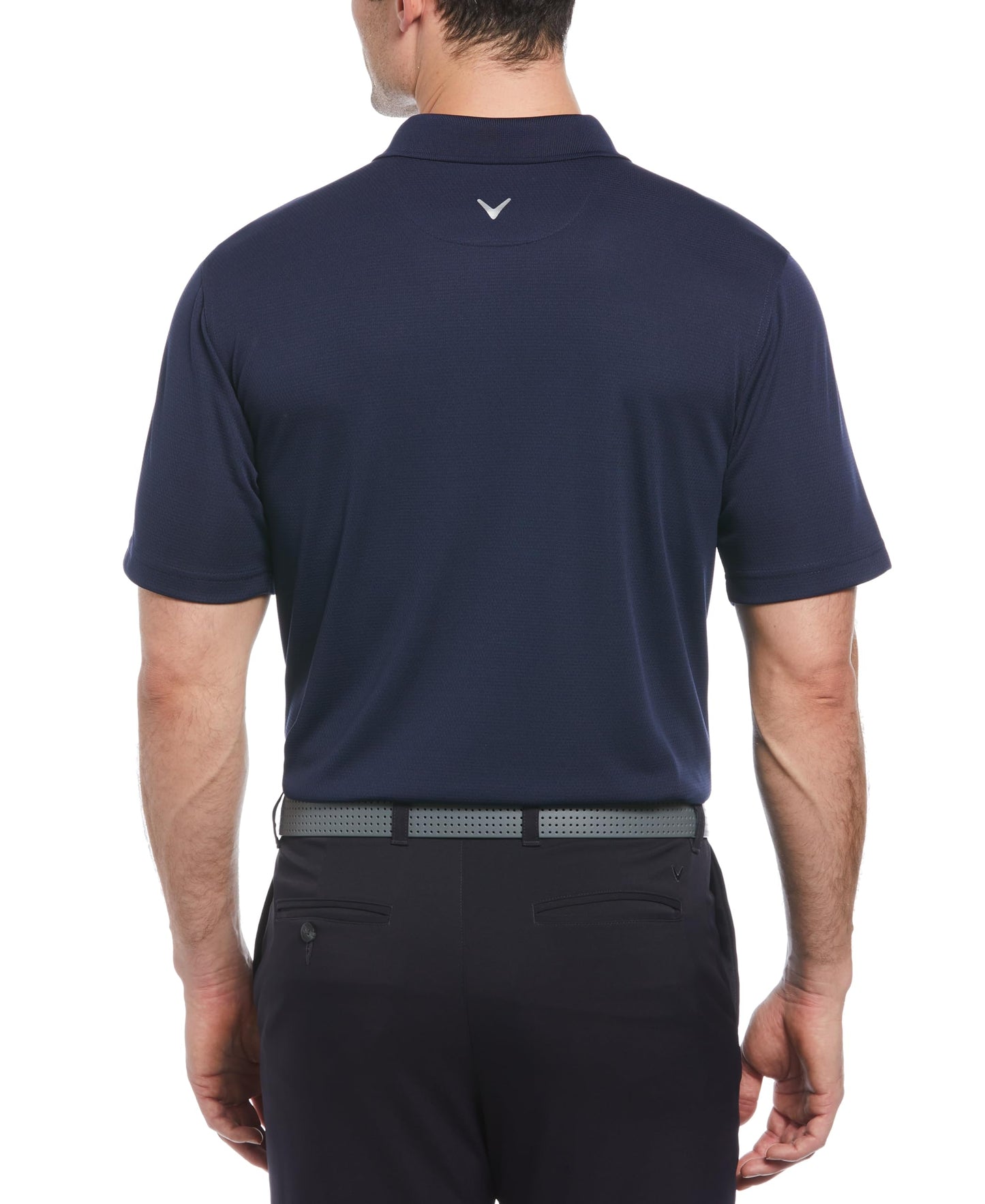 Callaway Men's Regular Short Sleeve Core Performance Stretch Golf Polo, Sun Protection, Moisture-Wicking (Available in Big & Tall), Peacoat, XX-Large