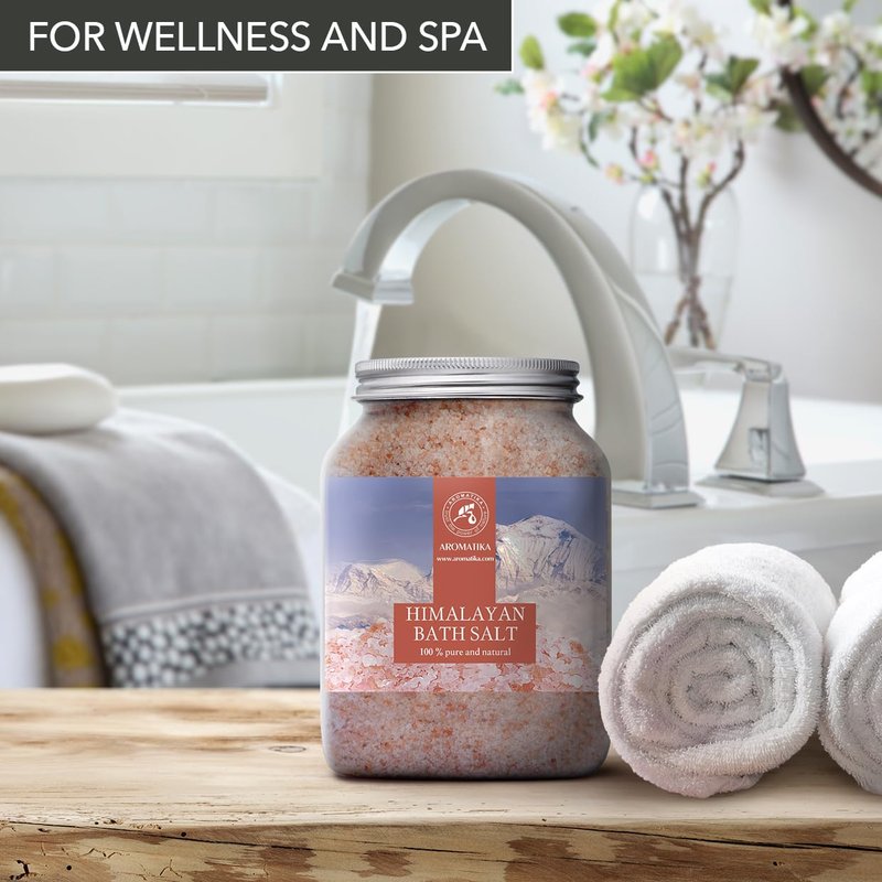 Himalayan Pink Crystals – Natural Mineral Salt – 2 × 46 oz Set – Coarse Crystals for Bath, Spa, and Home Relaxation – Skin Care, Body Soak, Aromatherapy