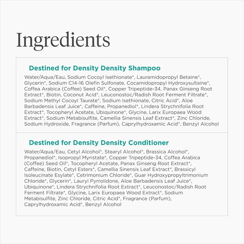 Briogeo Density Shampoo & Conditioner Duo - Caffeine & Biotin for Thicker, Voluminous Hair | Sulfate-Free, Vegan