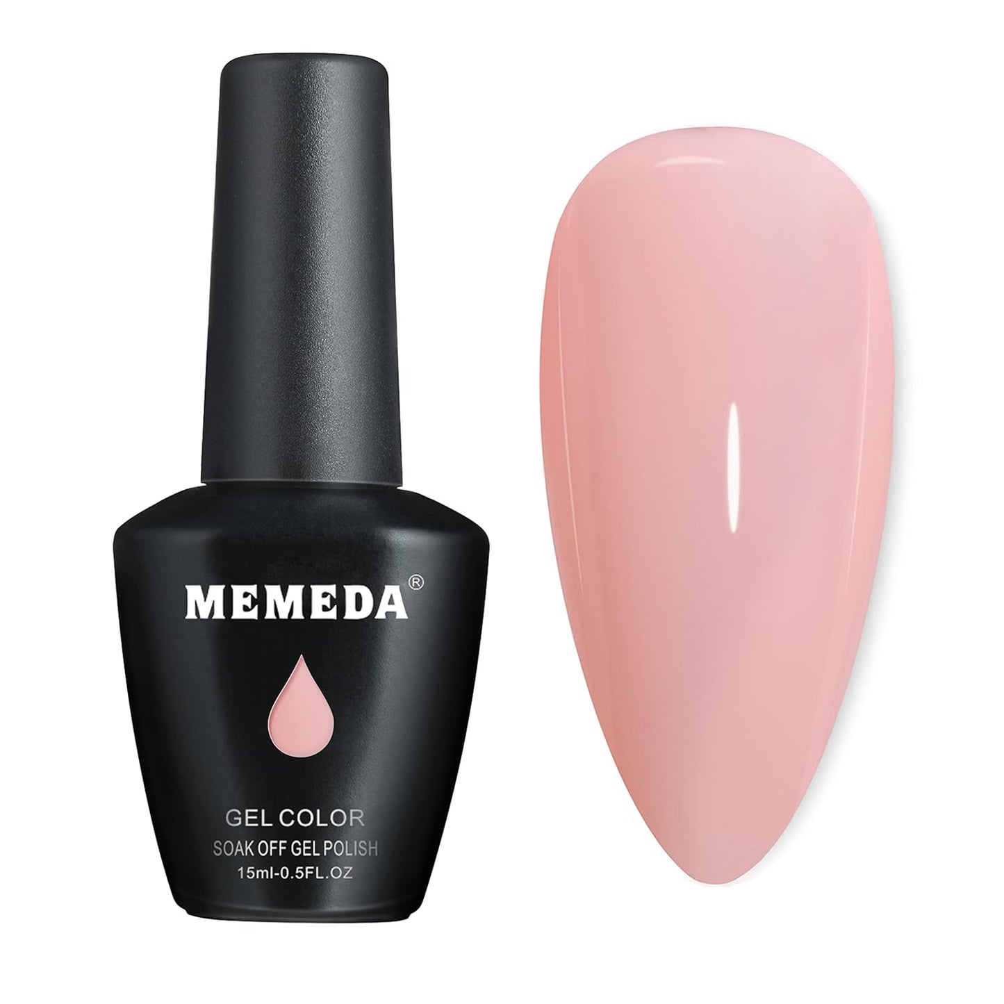 Gel Nail Polish, Milky White Nude Gel Polish, 0.27 fl oz
