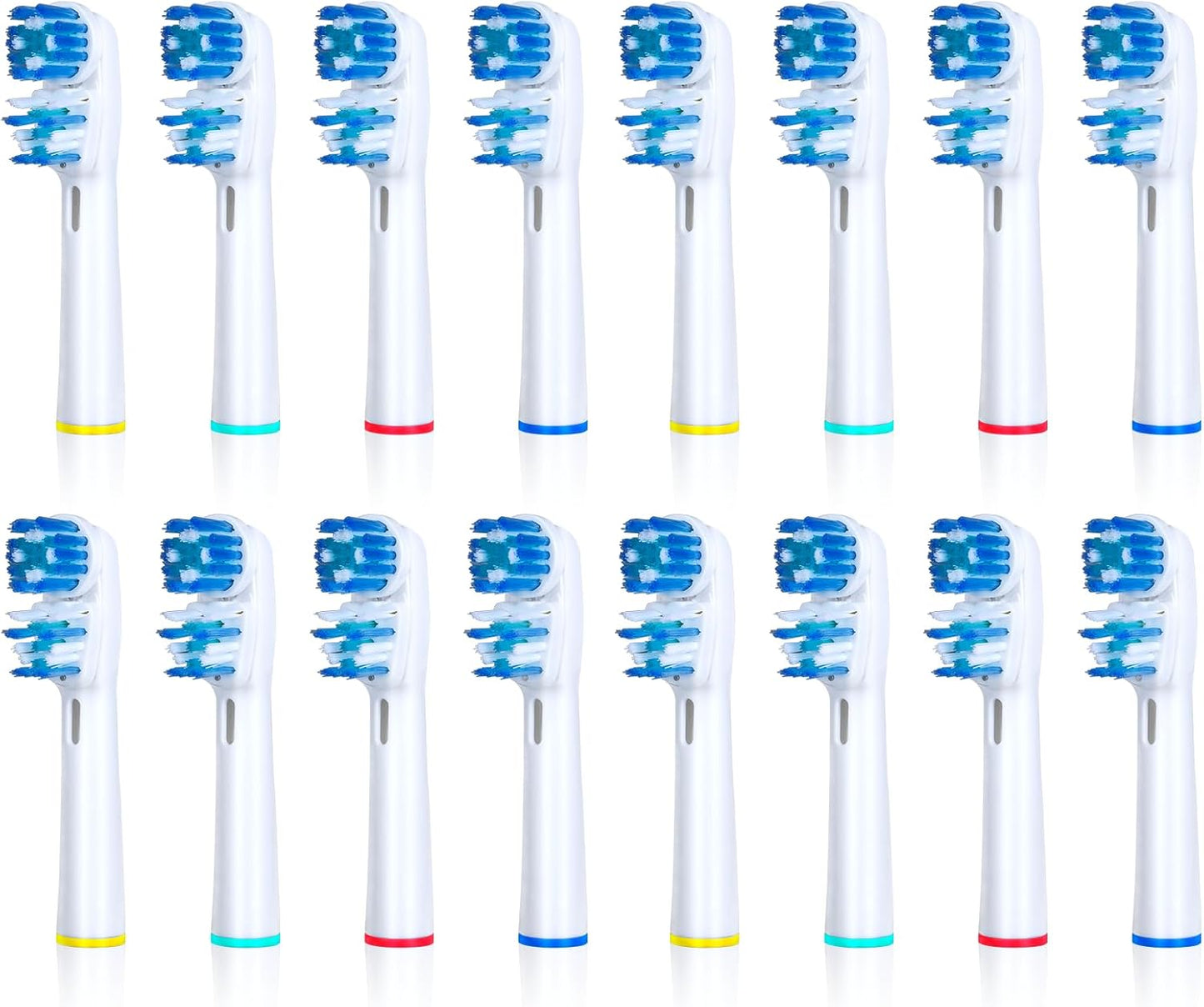 Replacement Brush Heads Compatible with Oral B- Double Clean Design, Double Clean Brush Heads, Compatible with Braun Oral-B Dual Clean Electric Toothbrush - Pack of 4