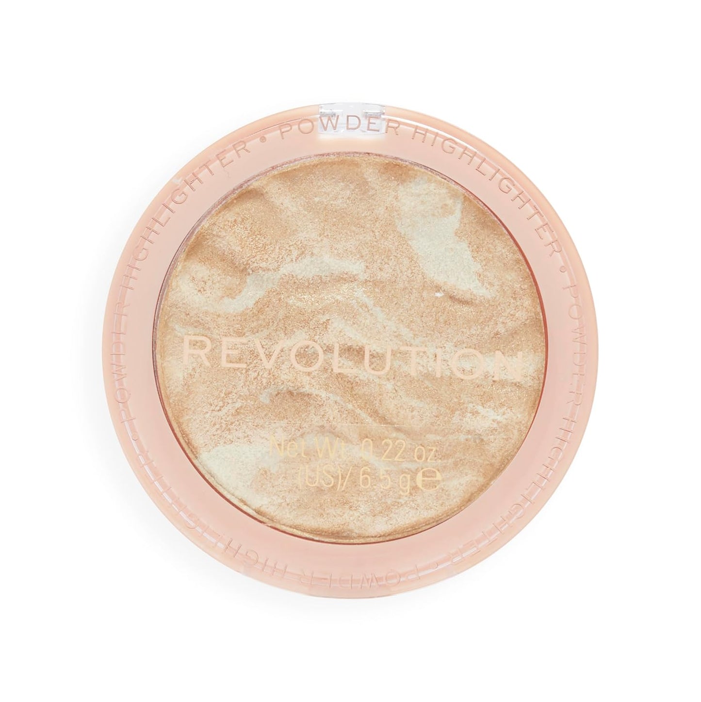 Revolution, Reloaded Pressed Powder Highlighter, Intensely Pigmented for a High Impact Dewy Finish, Dare to Divulge, 0.22 Oz