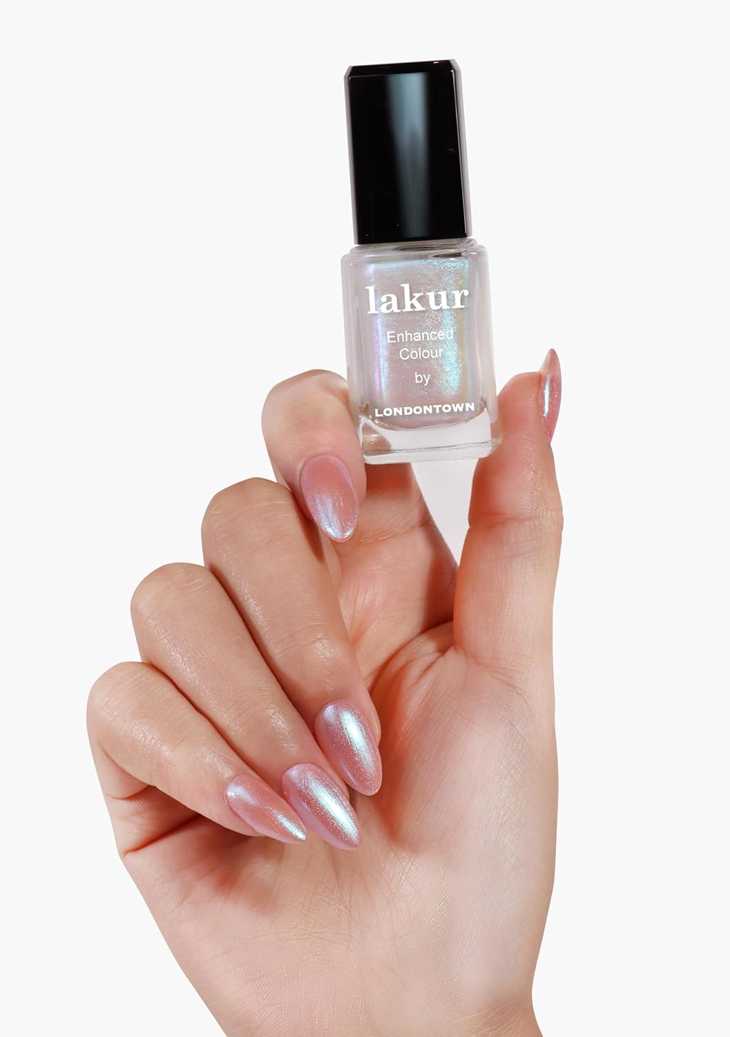 LONDONTOWN Nail Polish - Chrome Glaze Top Coat for Long-Lasting Shine | 0.4 oz