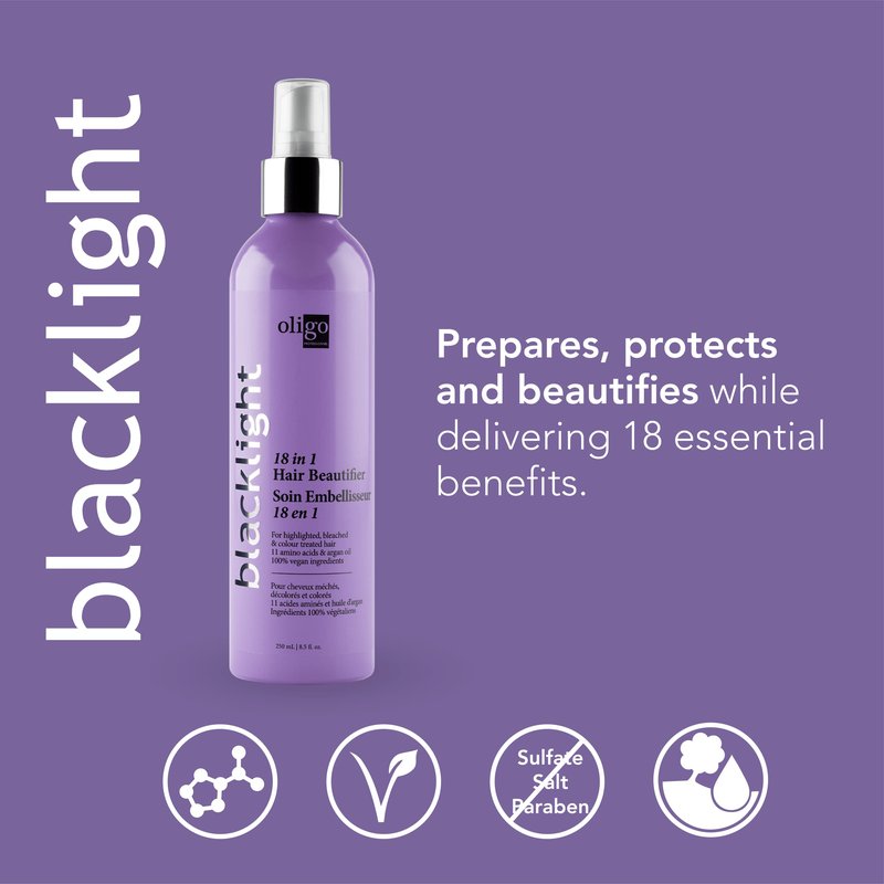 Oligo Professionnel Blacklight 18 in 1 Hair Beautifier Blue 8.5 oz