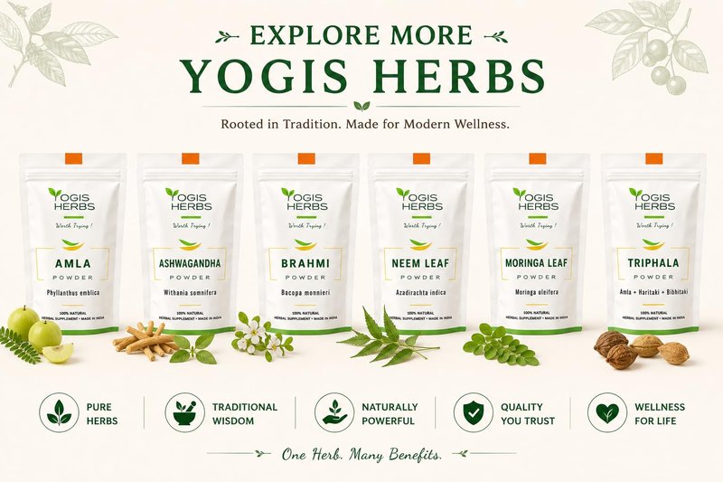 YOGIS HERBS Vilvam Leaf Powder, Bilva (Aegle marmelos/Bael) — Traditional Ayurvedic Herb for Digestive Wellness, Bowel Support & Gut Balance — Stone-Ground Pure Leaf, Single-Ingredient